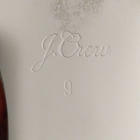 J. Crew Cecile AQ136 Smoking loafer leather reptile embossed size 9 - Picture 3 of 12